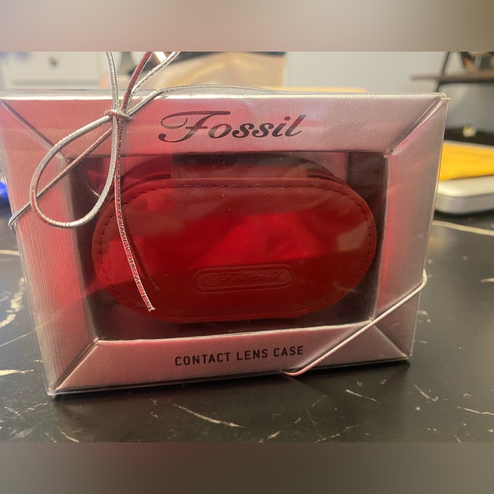 Never opened Fossil contact case
